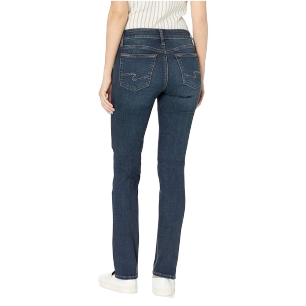 Silver Jeans Vintage Y2K Straight Leg Zipper Flare Fly Blue Denim Mid Pockets 30